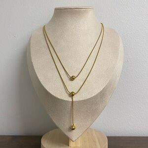 Elegant Gold Layered Necklace